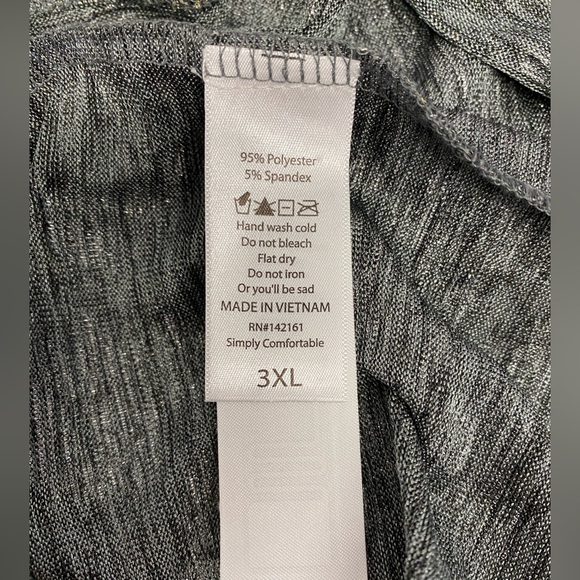 NWT LuLaRoe Elegant Grace top, SZ 3XL - Picture 5 of 6